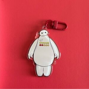 Baymax Keychain Double Sided Epoxy I am not fast nurse Baymax key accessory